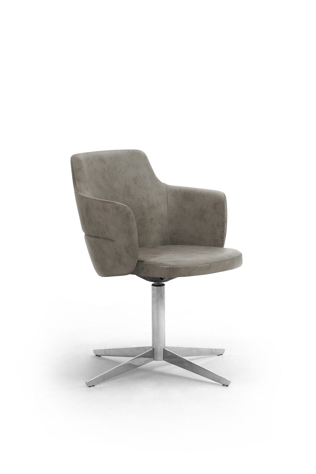 Кожаный спиц поворотный стул с подлокотниками Leyform ARCH-00054005 - Вид №2