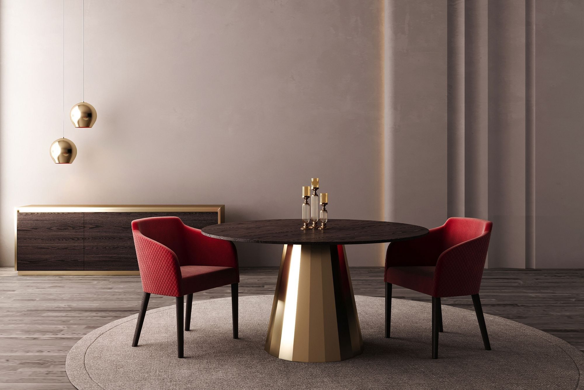 Мягкий тканевый стул с подлокотниками CASA +39 Swing ARCH-00054403 - Вид №1