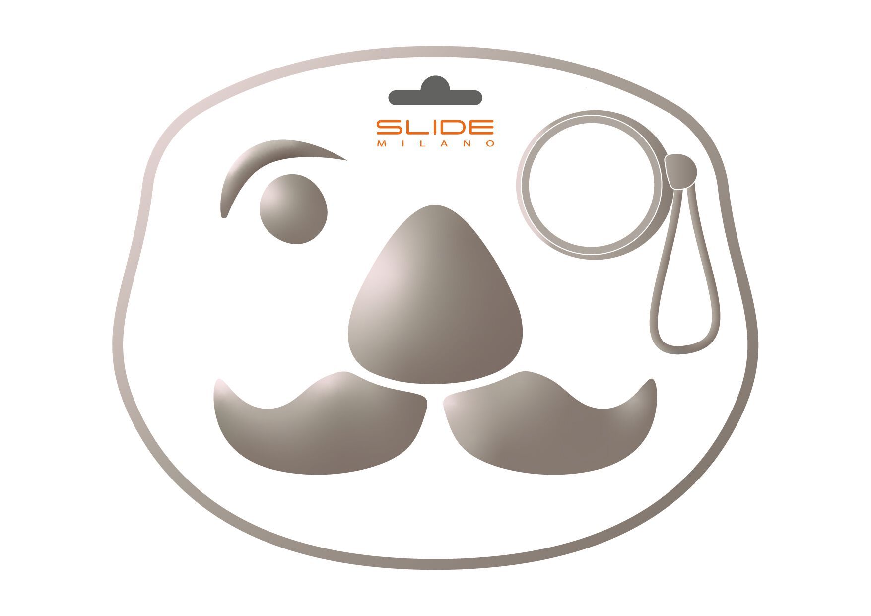 Настенная вешалка из смолы SLIDE BAFFO ARCH-00061270 - Вид №10