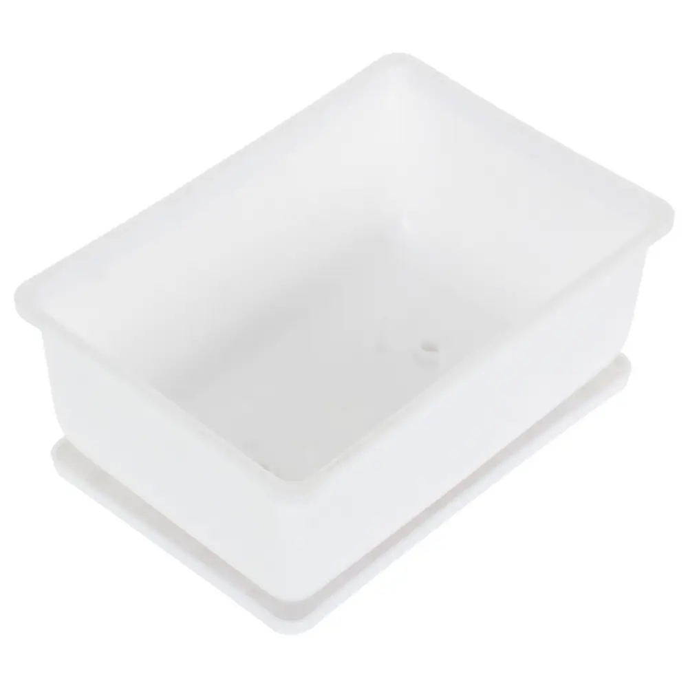 Горшок цветочный для бонсай Газонcity 20x9x9 см v2 л пластик белый Бонсайница STLM-2045654 - Вид №1