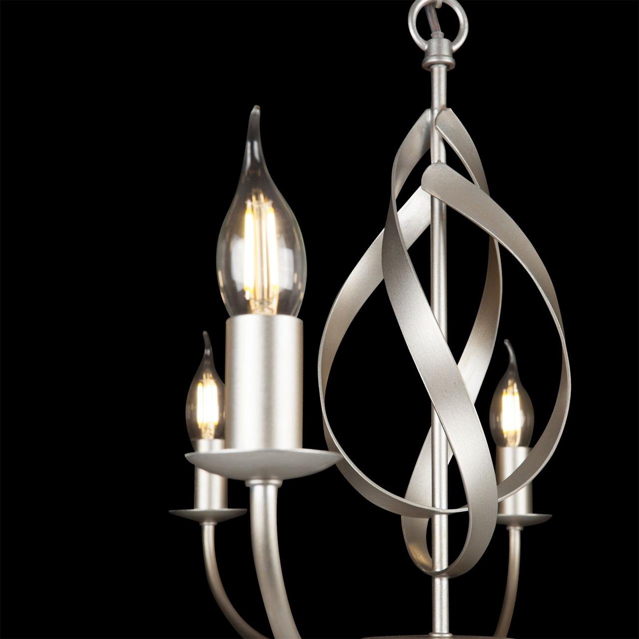 Подвесная люстра Freya Sealy FR5027PL-08S FREYA SEALY 279386 Серебро  - Вид №2