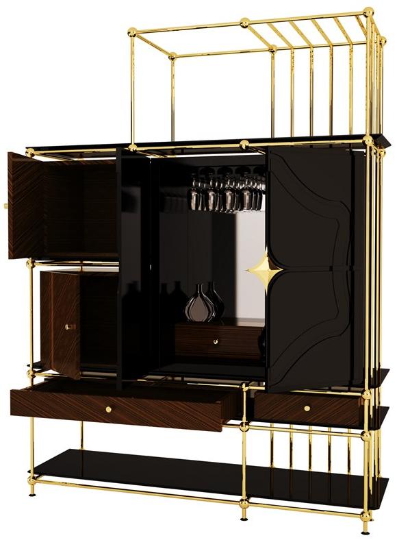 Porustudio Комод из фанерованной древесины с распашными дверцами Vegas sun-id-1471081 - Вид №1