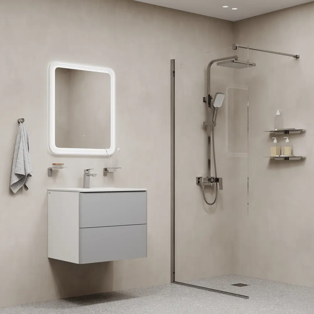 89398605 Смеситель для раковины Iddis Brent BRESB00i01 однорычажный цвет хром STLM-1570513 - Вид №3