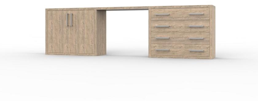 Mobilspazio Прямоугольный стол с ящиками для гостиницы Zeus sun-id-1472644 - Вид №4