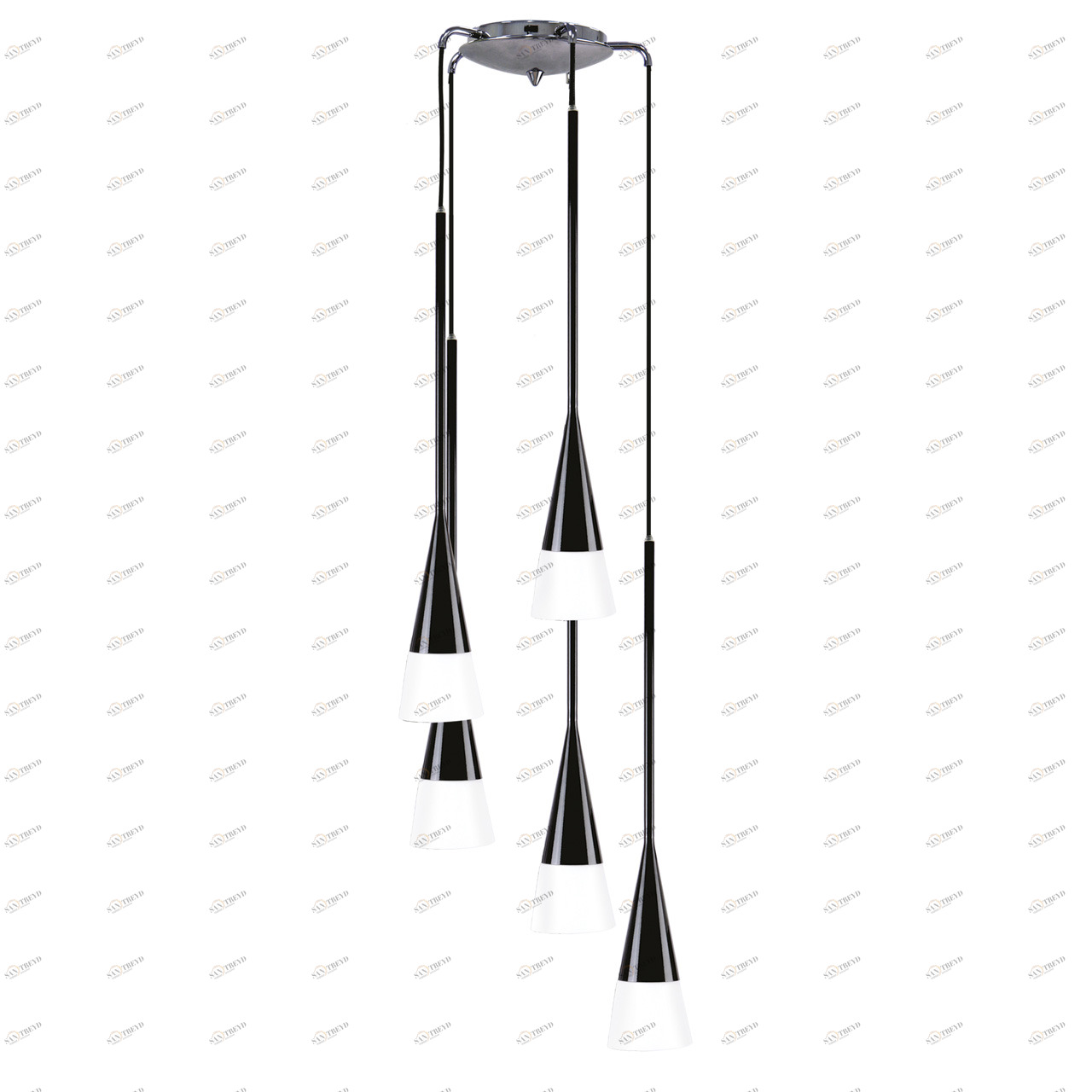 Подвесная люстра Lightstar Conicita 804257 LIGHTSTAR ДИЗАЙНЕРСКИЕ, CONICITA 058113 Черный 