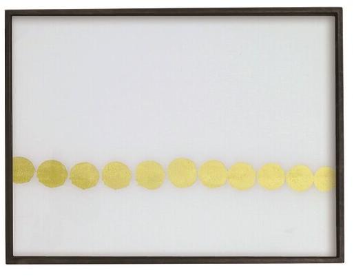 Ethnicraft Прямоугольный поднос из дерева и стекла Gilded layers 20422 - Вид №1