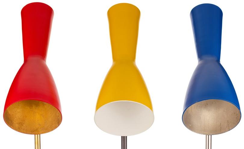 Il Bronzetto Торшер из латуни с гибким кронштейном Wormhole Wor03 - Вид №2