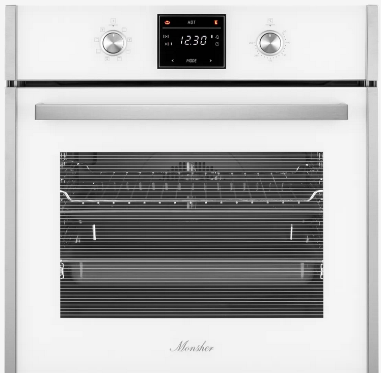 9905822 Электрический духовой шкаф Monsher MOE 6181 Blanc белый STDN-0069831