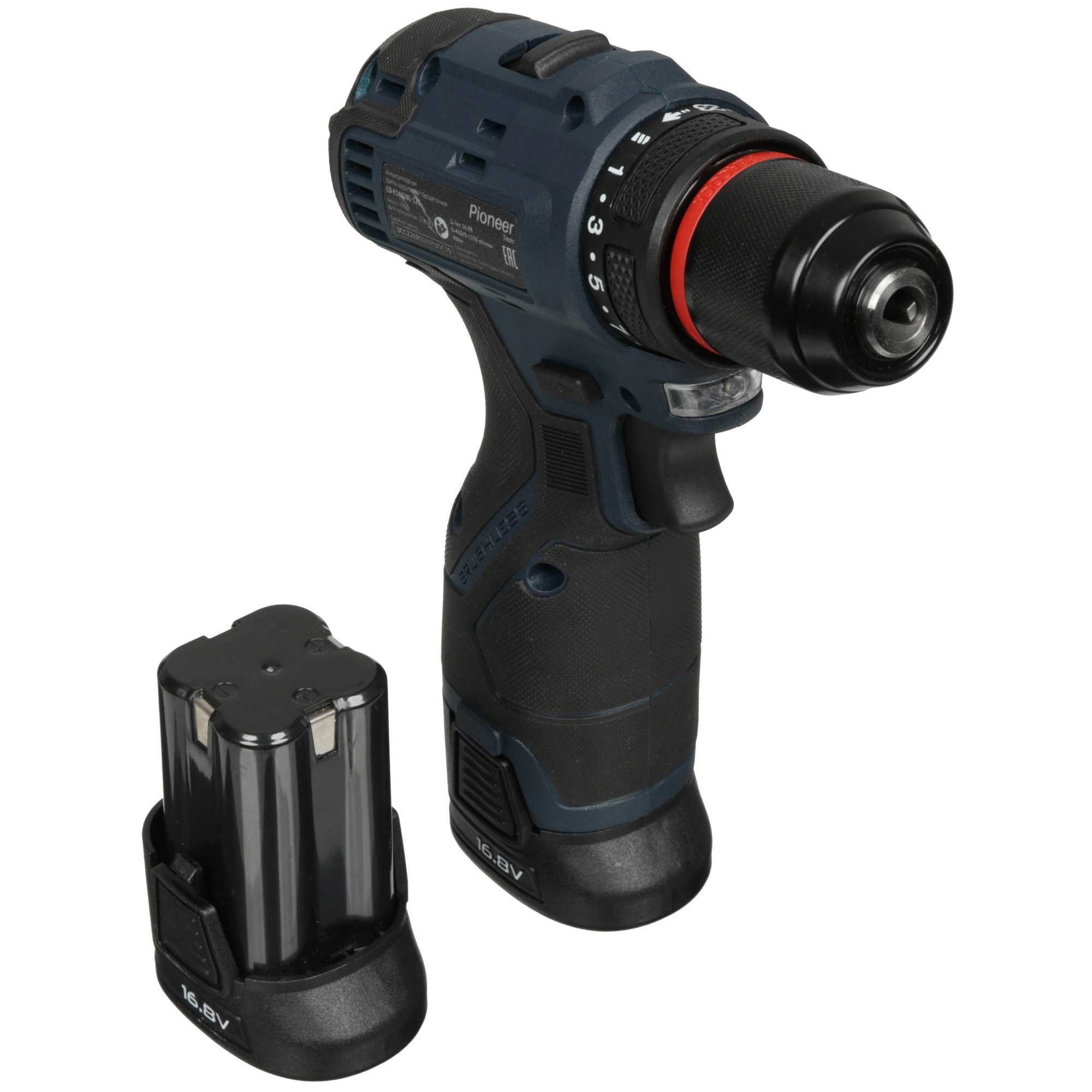 Дрель-шуруповерт Pioneer CD-E1602BL-12C 9297406 STDN-0094685