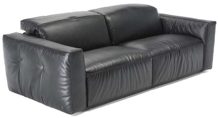 Natuzzi Кожаный диван с электроприводом, с подголовником и подставкой для ног sun-id-1471828 - Вид №1
