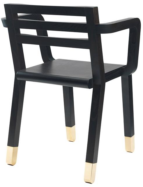 Albaplus Кресло на четырех ножках с подлокотниками из ясеня Socks sun-id-1480969 - Вид №2