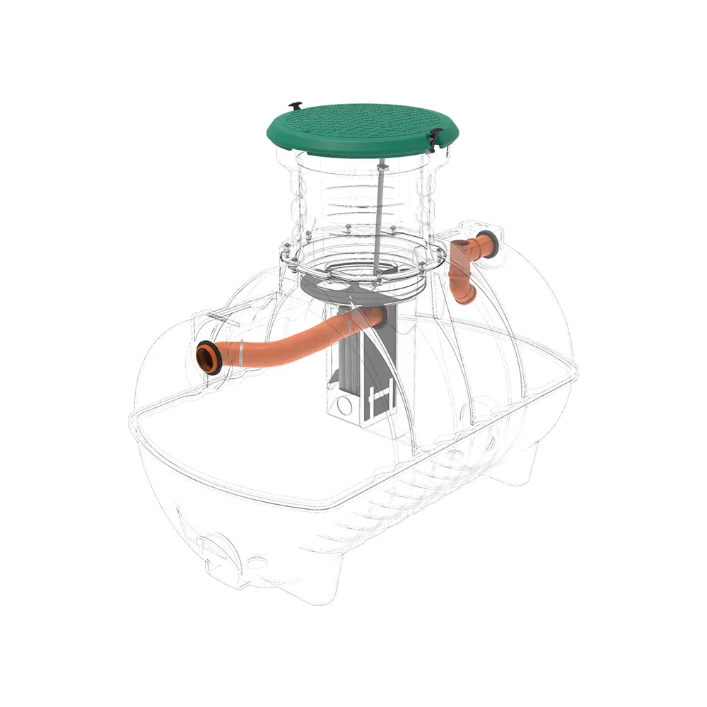 Септик трехкамерный Rostok Ground 6 2800 литров 1000 л/сутки STLM-2126390 - Вид №6