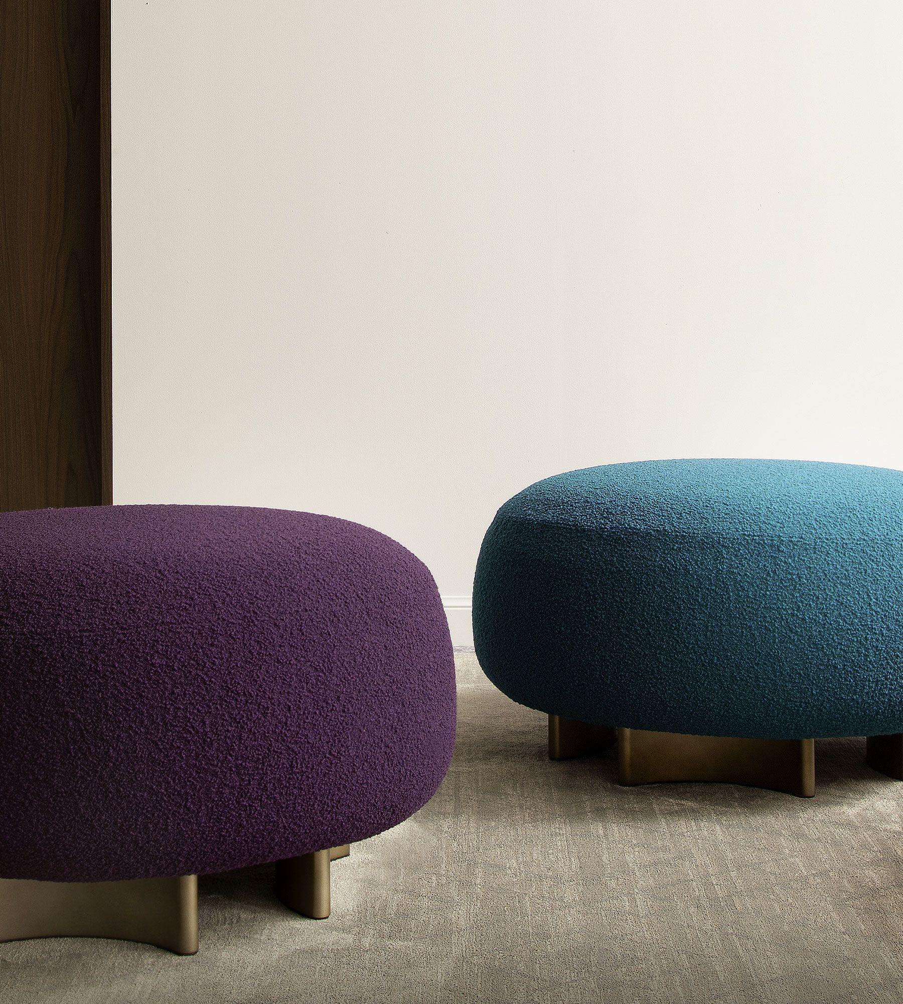 Круглый шерстяной пуф Morica Design Enjoy ARCH-00059098 - Вид №3