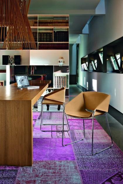 Tonin Casa Кожаное кресло с салазками и подлокотниками sun-id-1501103 - Вид №3