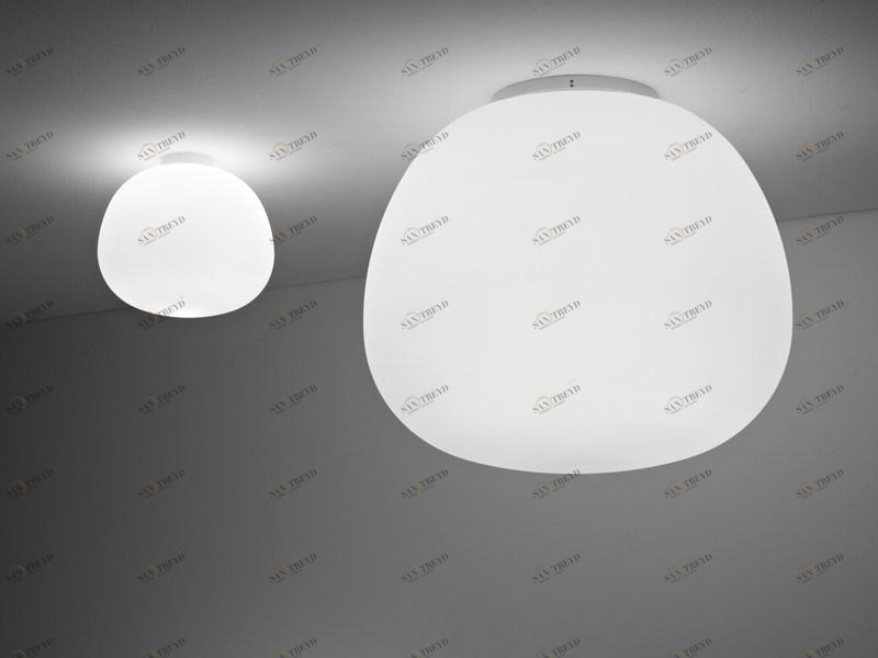 Fabbian Стеклянный потолочный светильник Lumi mochi sun-id-1411843