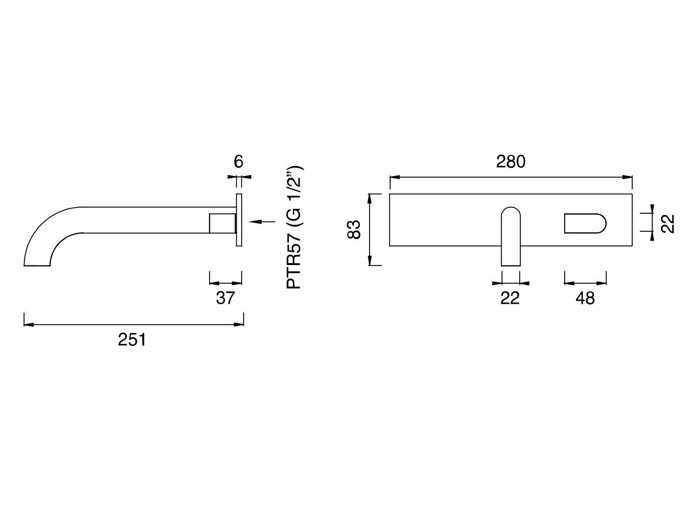 Смеситель для раковины из нержавеющей стали CEADESIGN SIXTY ARCH-00106127 - Вид №2