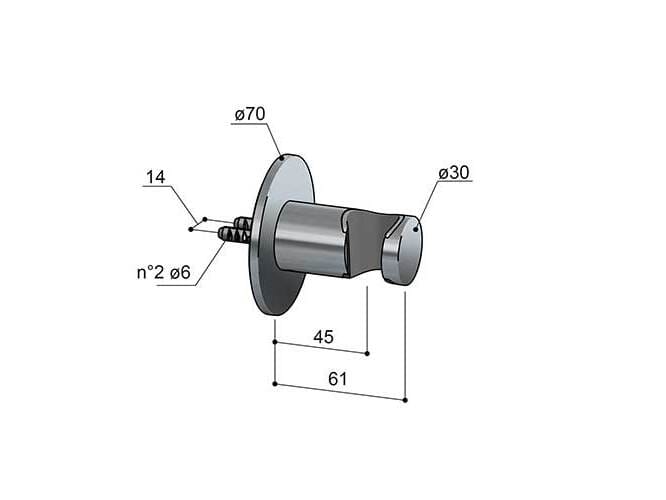 Латунь воды на выходе Hotbath Ace ARCH-00034144 - Вид №2