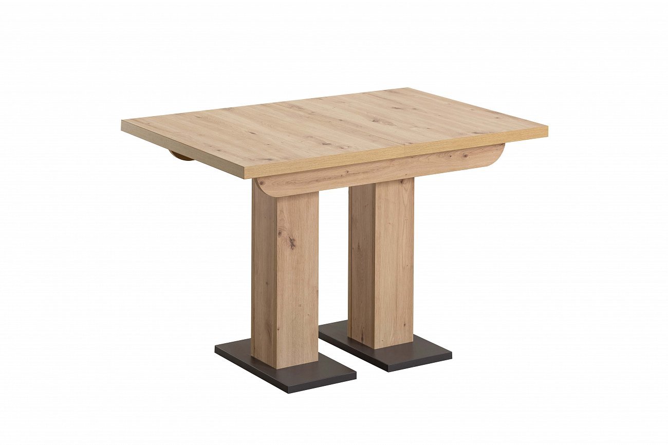 Стол обеденный раздвижной 110-166 см светло-коричневый Clyde STOOL GROUP  00-3958855 Коричневый  - Вид №1