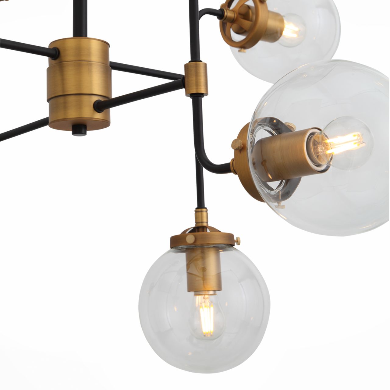 Подвесная люстра ST Luce Varieta SL234.403.08 ST LUCE ДИЗАЙНЕРСКИЕ, VARIETA 108526 Черный  - Вид №1