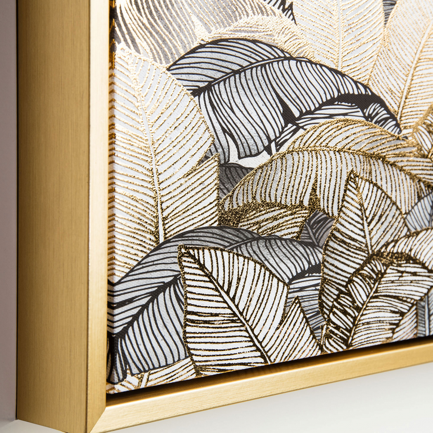 070999 Картина Ibisco золото La Forma Imogen  - Вид №2