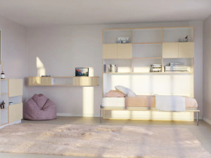 Горизонтальная выдвижная кровать