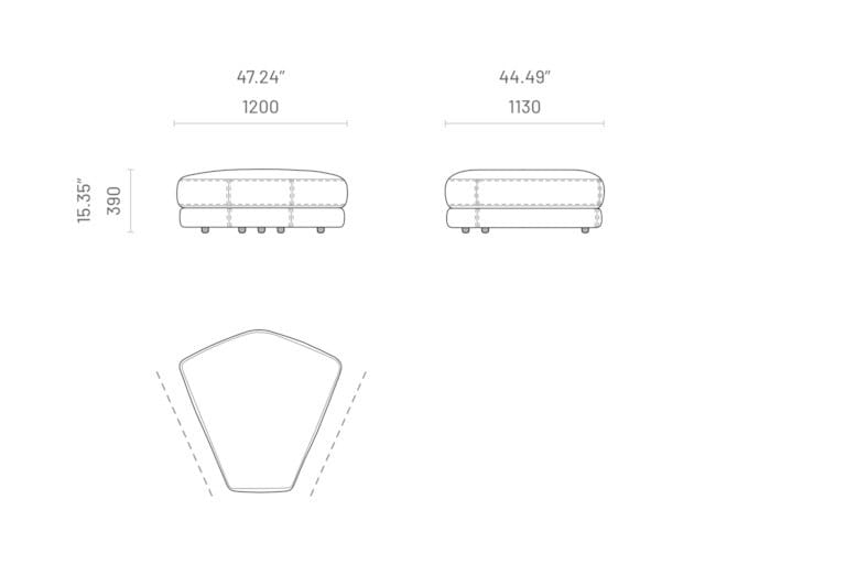Модульный диван Domkapa EDWARD ARCH-00073709 - Вид №7
