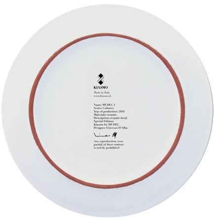 Kiasmo Керамическая тарелка Cultures sun-id-1372903 - Вид №2