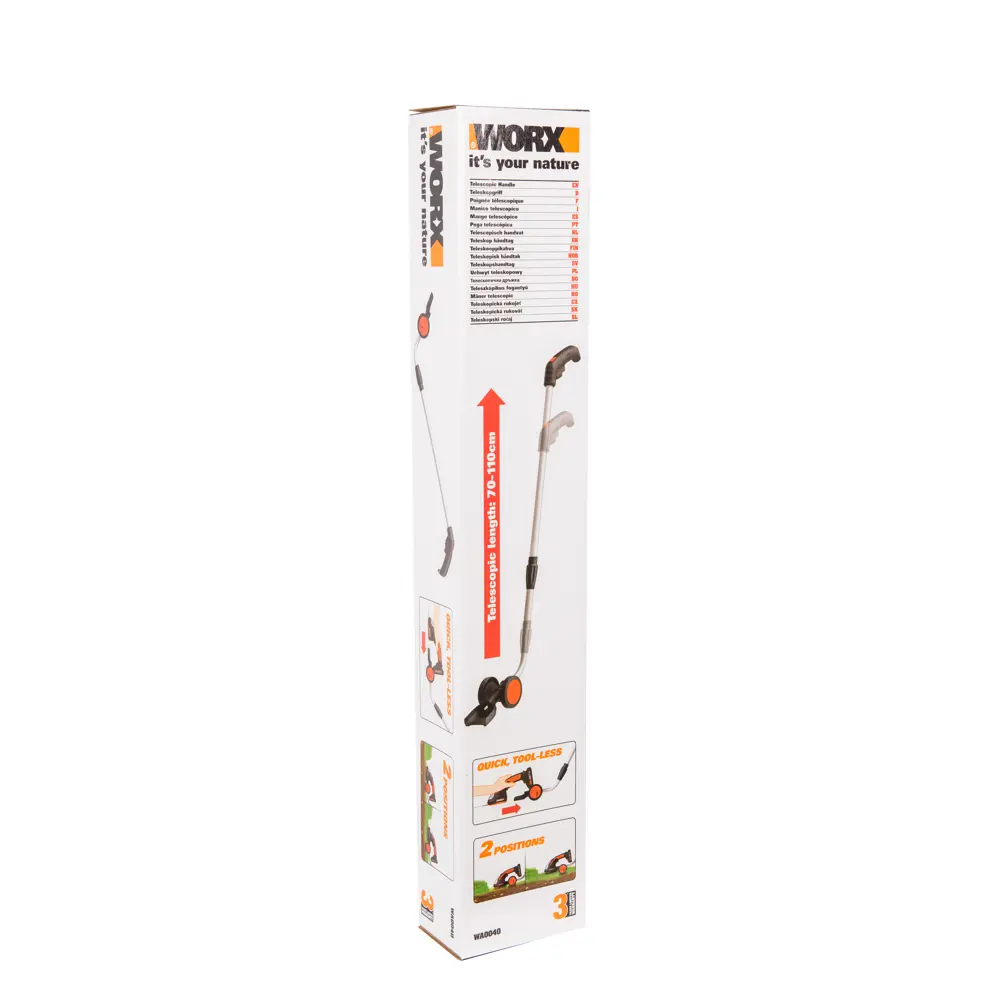 Телескопическая рукоятка для аккумуляторных ножниц Worx WA0040 STLM-2185978 - Вид №4
