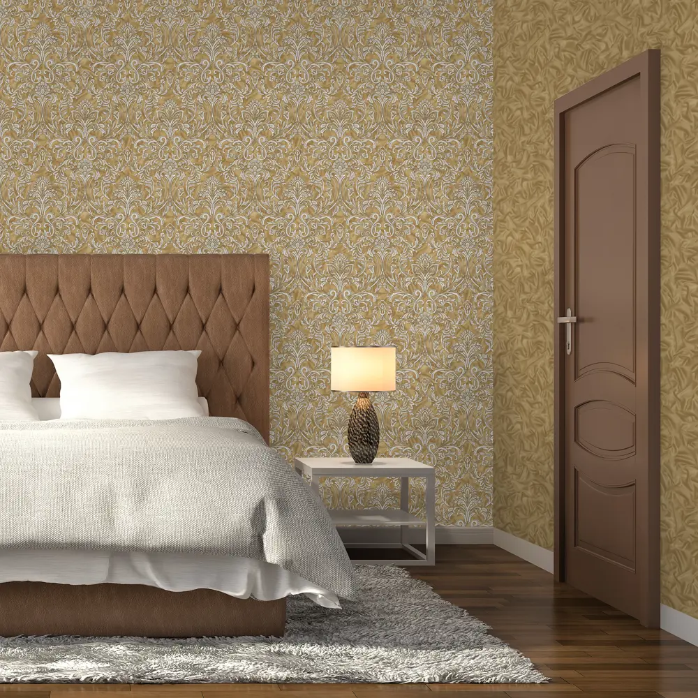 Обои флизелиновые 1,06х10 м цвет коричневый ED1118-05 81961361 STLM-2077566 EURO DECOR Жозефина - Вид №3