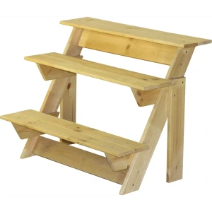 Стойка для цветочного горшка Остерлен «Лесенка» на 3 полки дерево