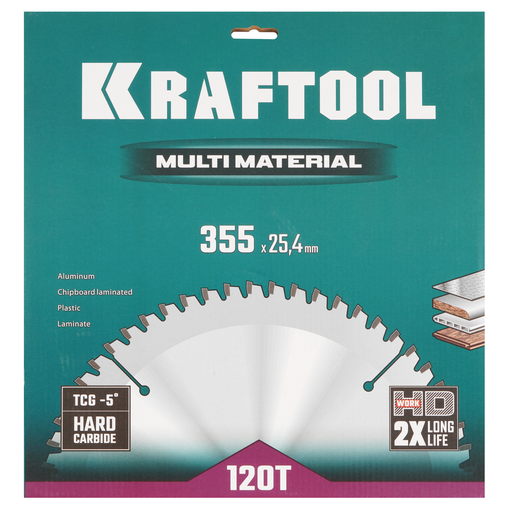 Диск пильный KRAFTOOL Multi Material 36953-355-25.4 9173753 STDN-0012585 - Вид №2