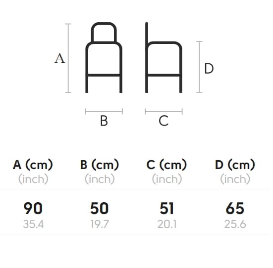 Металлический стул с покрытием Midj ARCH-00034698 - Вид №2