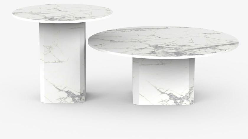 Miter Низкий сервисный столик из керамогранита Alai sun-id-1391335 - Вид №5