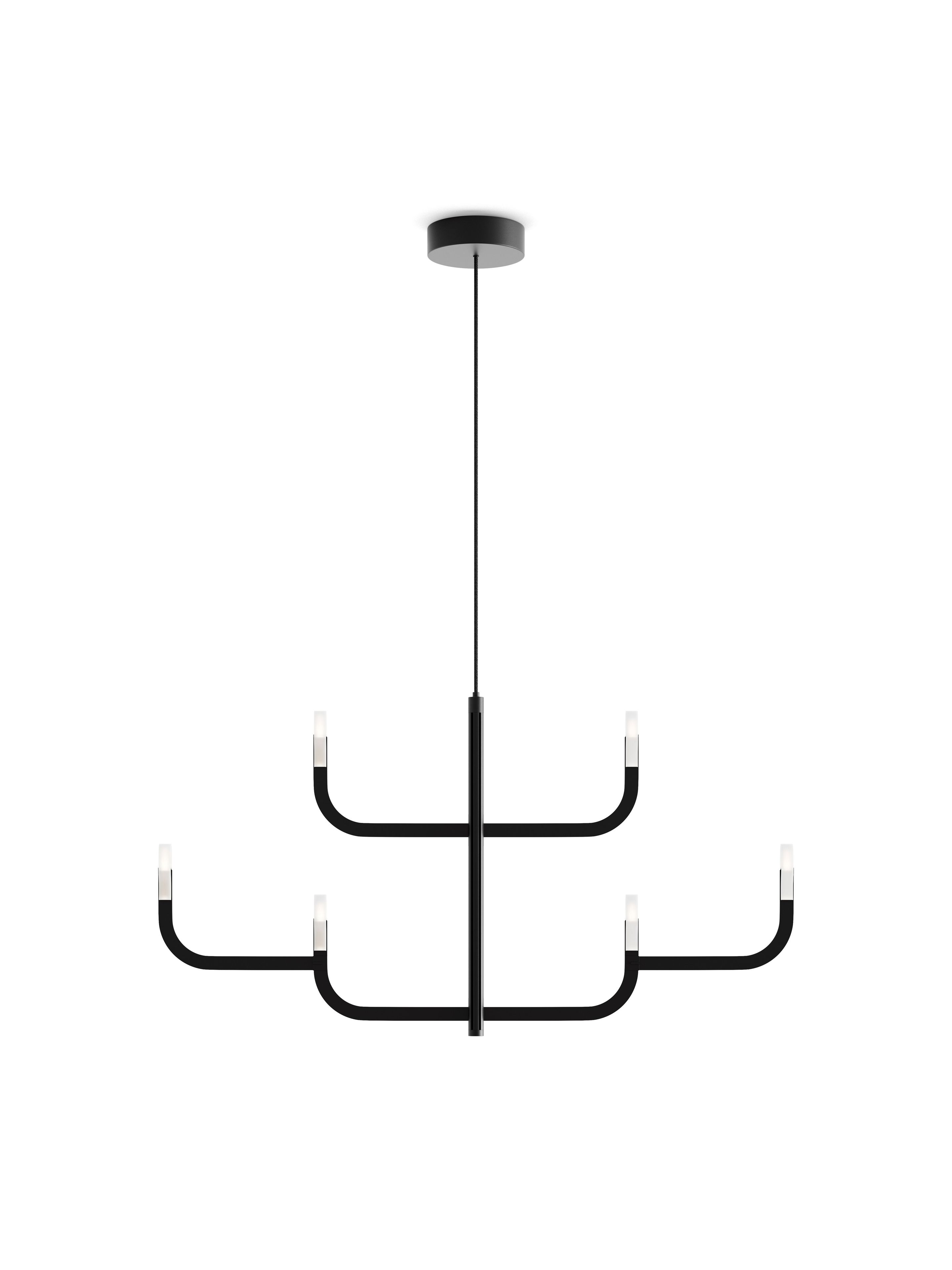 Алюминиевая светодиодная люстра LUCEPLAN J-US ARCH-00085504 - Вид №3