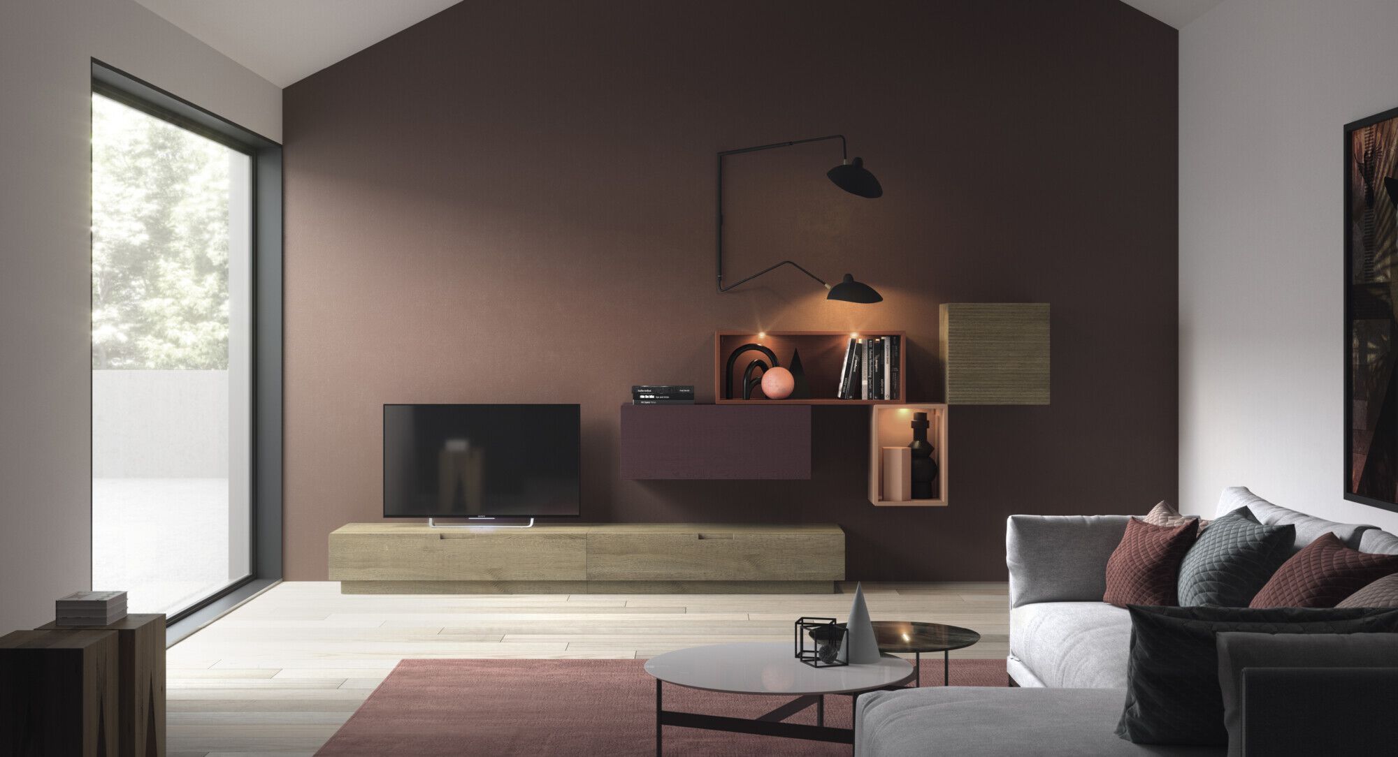 Модульная модульная стена из массива дерева Devina Nais Ноль.16 ARCH-00065357 - Вид №11