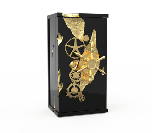 0-279 Черный роскошный сейф миллионера Boca Do Lobo