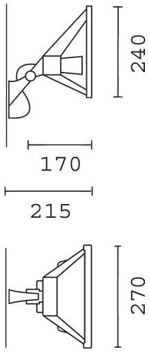 iGuzzini Регулируемый светодиодный проектор для улицы из литого под давлением алюминия Lingotto sun-id-1497236 - Вид №3