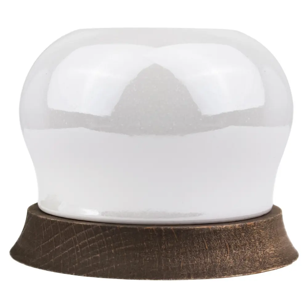 Розетка накладная Electraline Bironi Ретро с заземлением керамика цвет белый STLM-2091418 - Вид №3