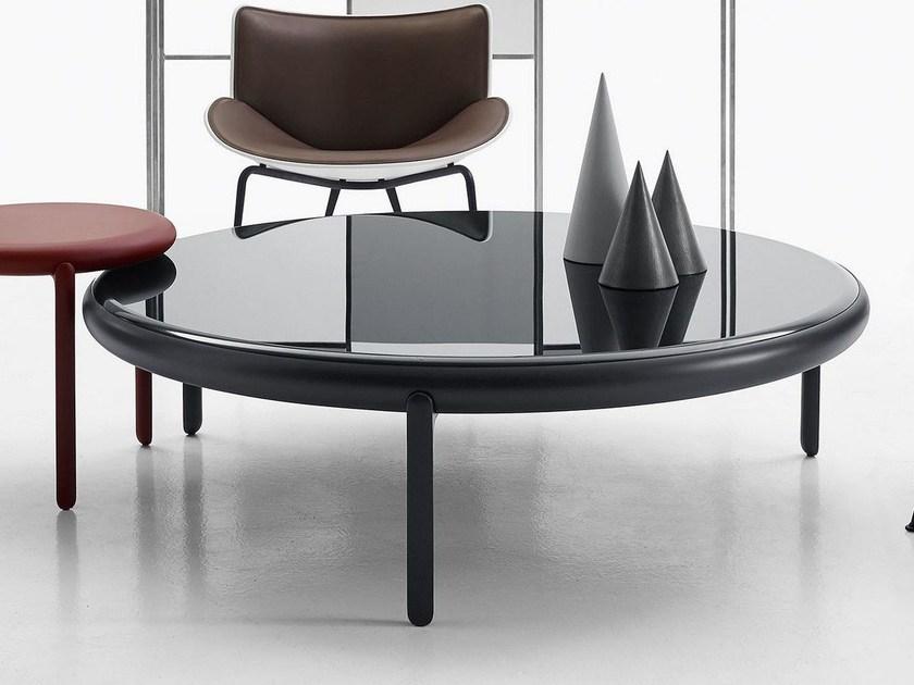 B&B Italia Круглый стеклянный журнальный столик Maru sun-id-1460868 - Вид №1