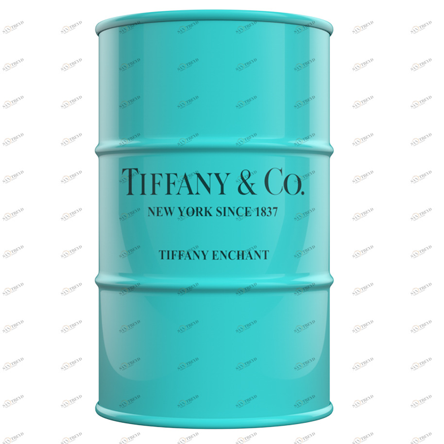 Бочка металлическая декоративная "Тиффани" L STARBARREL  043817 Голубой;зеленый 