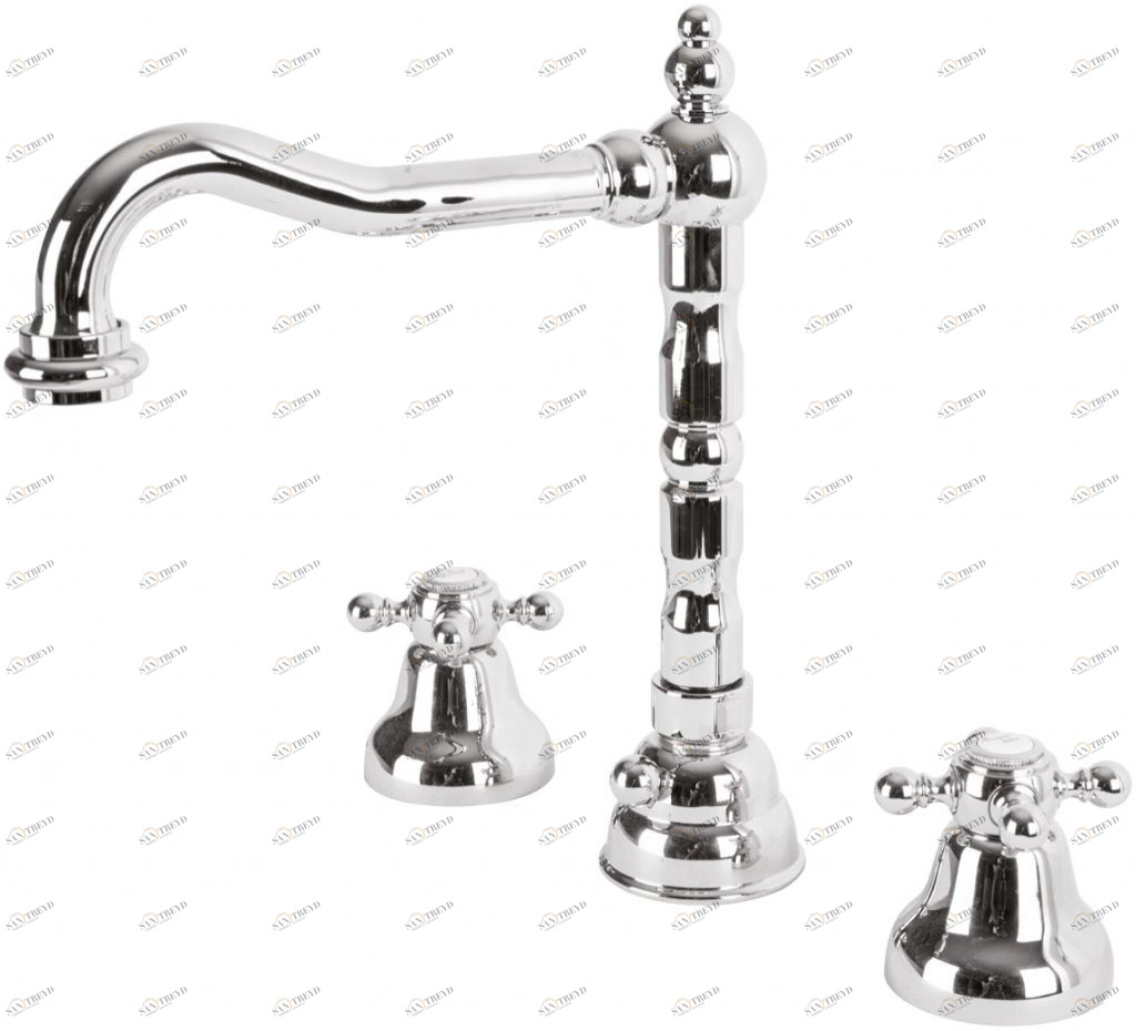 Смеситель для раковины на три отверстия CEZARES GOLF-BLS2-01