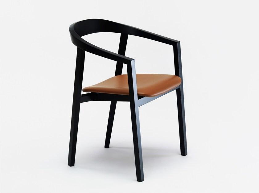 Zilio A&C Стул из бука с обивкой Ro sun-id-1434135 - Вид №2