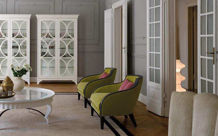 Prestige Бархатное кресло с подлокотниками Gran duca Cvh024t - Вид №2