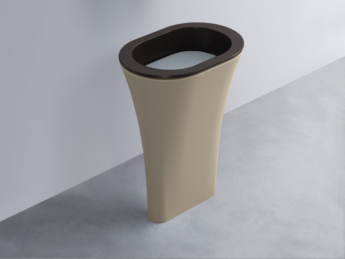 AMLA65-LV+AMPILO-BR+AMCOLO-AV Раковина Amedeo Ovale отдельностоящая cielo Enjoy + Amedeo Ceramica Cielo