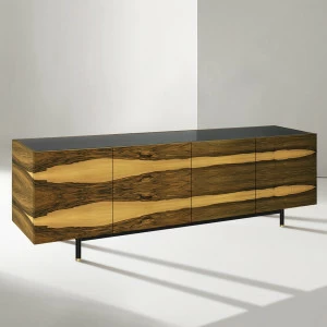 Тумба длинная с 4 дверцами зирикот Tamaraw ACWD TAMARAW 00-3981968 Коричневый