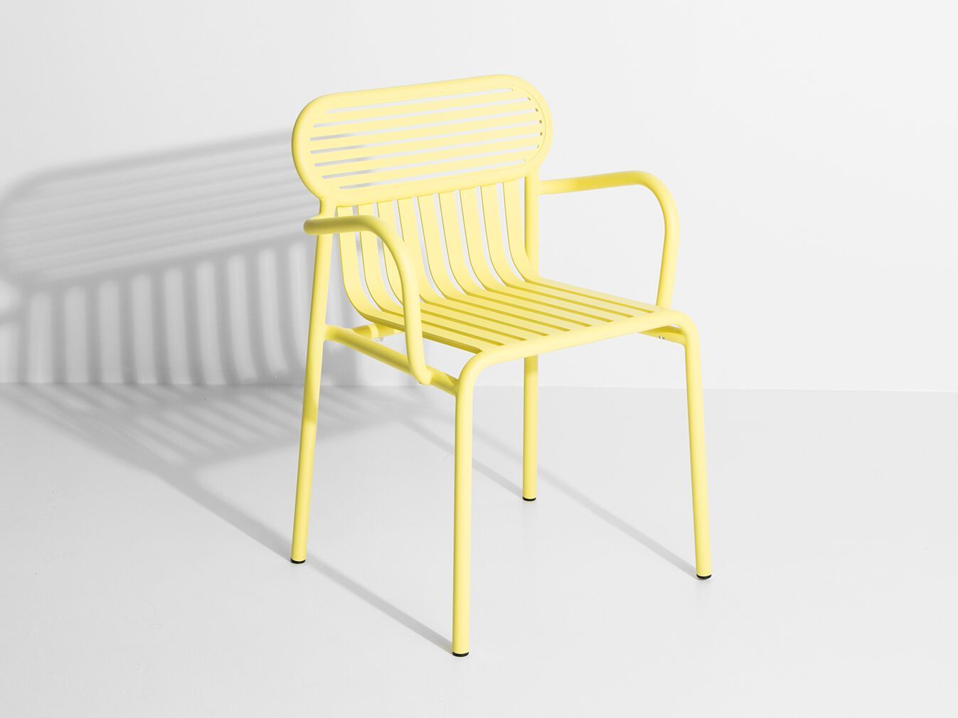 Алюминиевый штабелируемый стул с порошковым покрытием с подлокотниками Petite Friture выходные ARCH-00096326 - Вид №10