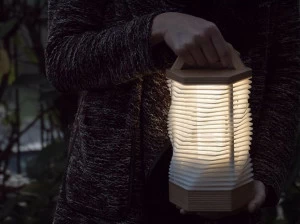 Kriladesign Переносной светодиодный светильник березовый с аккумулятором Meme 7001