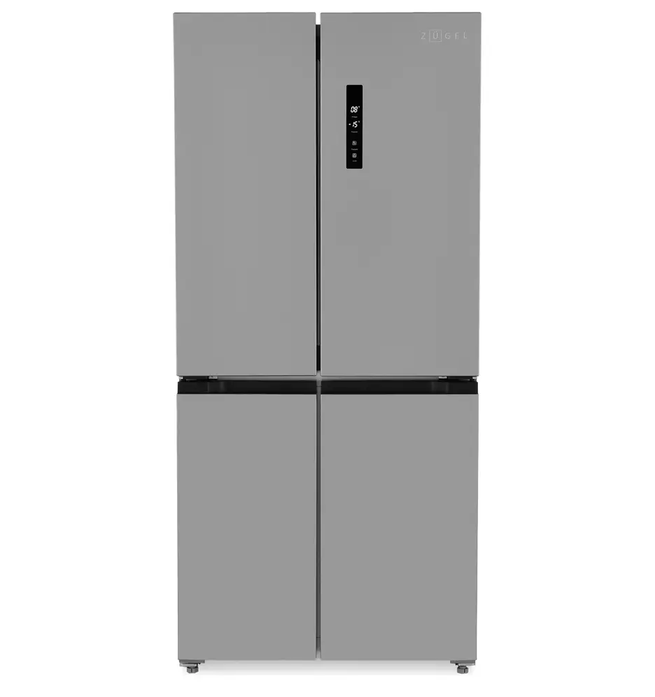 90828645 Отдельностоящий холодильник Zugel ZRCD430X 83.6x183 см цвет нержавеющая сталь STLM-0876127