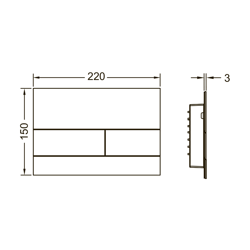 9240830 square Tece TECEsquare - Вид №1