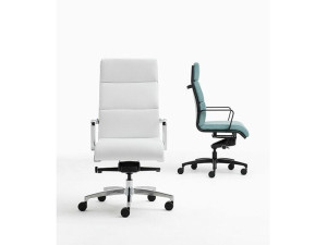 5-спицевое вращающееся офисное кресло с высокой спинкой